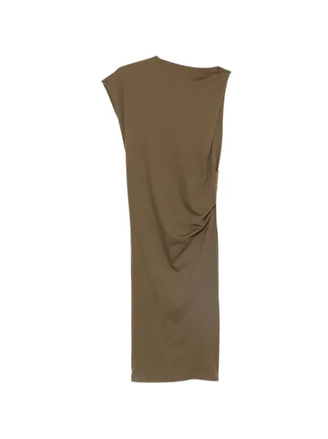 Jacquemus Drap asymmetric midi dress Green DRW00811AJ00260