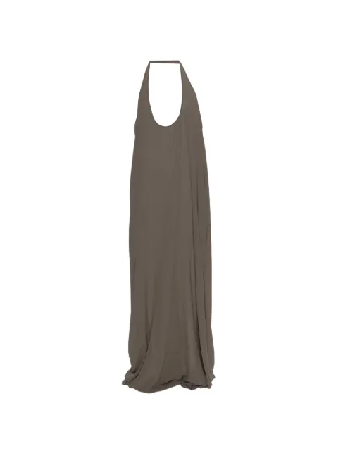 Rick Owens Haltar sleeveless maxi dress Brown RO01F6598G