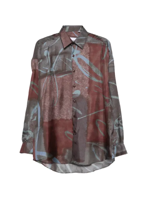 Costumein patterned shirt Brown 26S94