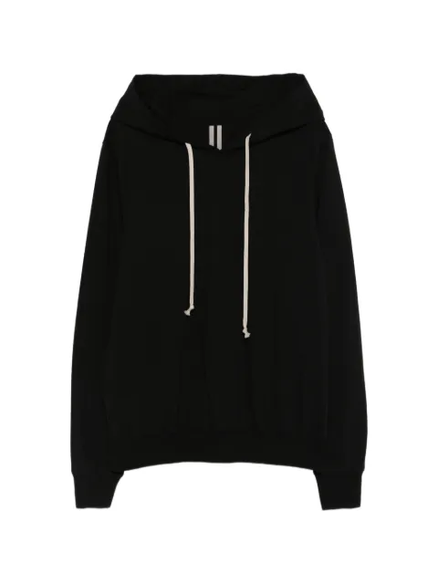 Rick Owens hooded printed hoodie Black RR01F2281BAEP16