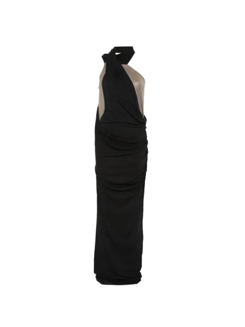 ENTIRE STUDIOS draped maxi dress Black ESSS26DR04908
