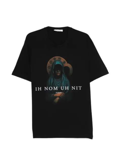 Ih Nom Uh Nit Holy Mary-print T-shirt Black NUS26206