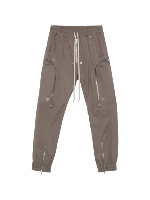Rick Owens Bauhaus zip-pocket trousers Brown RU01F2377TE