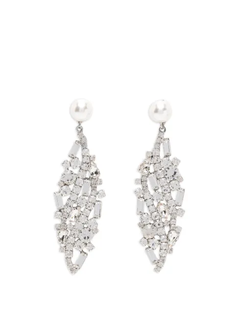 Magda Butrym crystal-embellishment earrings Silver 606526