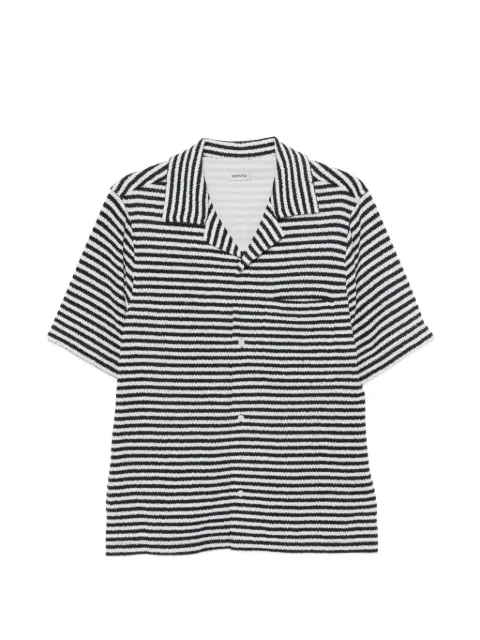 SIMKHAI striped short-sleeve shirt Blue 2262153