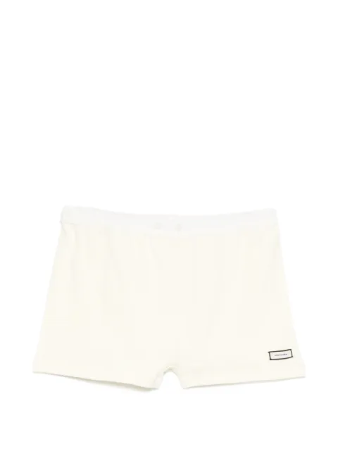 ENTIRE STUDIOS elastic-waist mini shorts Yellow ESSS26SH01876