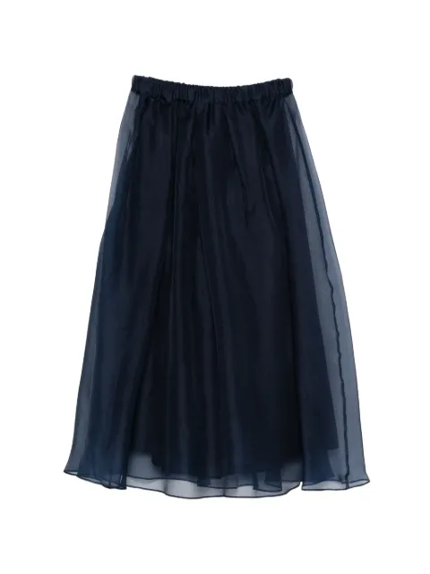 Weekend Max Mara Visino pleated skirt Blue 2615101032600