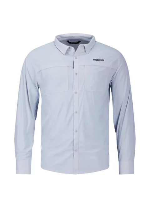 Rossignol long-sleeve logo-detail shirt Grey RLOMY24
