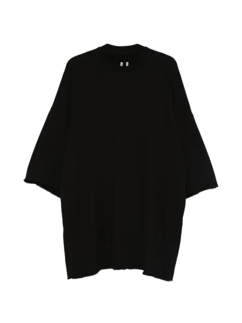 Rick Owens tommy T raw-cut T-shirt Black RU01F2283JNT