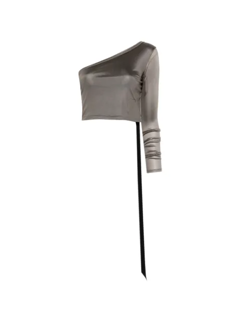 Rick Owens DRKSHDW one-shoulder top Grey DS01F4214JL