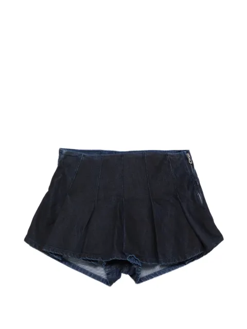 Diesel pleated denim shorts Blue A2065409P21