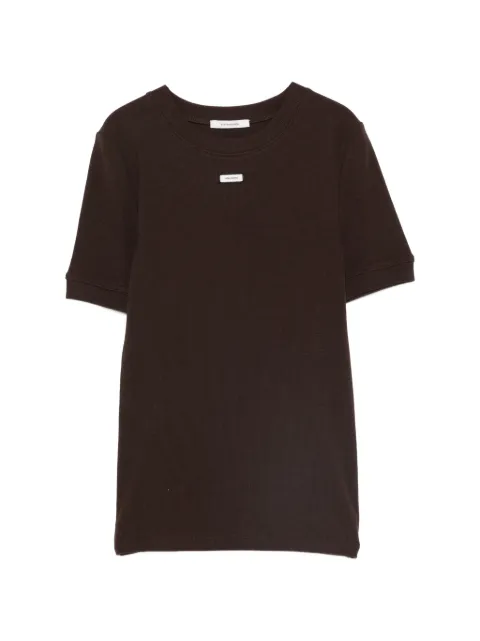 ENTIRE STUDIOS logo-label T-shirt Brown ESSS26TT01876