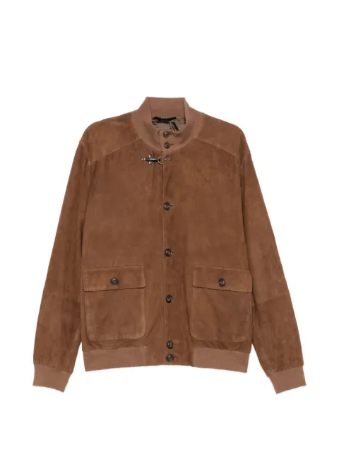 Fay flap-pocket bomber jacket Brown NAM11520410