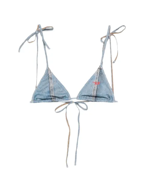Diesel tie-detail bikini top Blue A187490BNCW