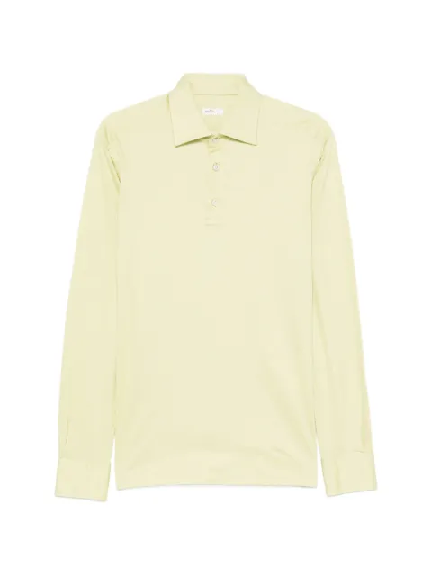 Kiton Positano long-sleeve polo shirt Green UMCPOSH0960008000