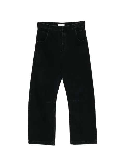 ENTIRE STUDIOS black wide-leg jeans Black ESSS26DP030126248