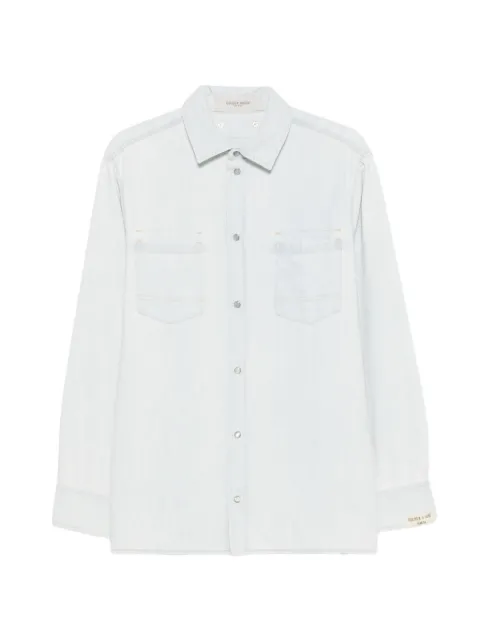 Golden Goose overshirt in light blue denim Blue GMP02519P002359