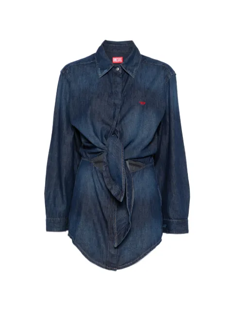 Diesel tie-front dress Blue A214570DBDB