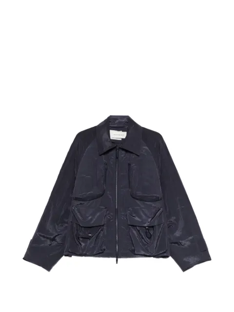 Feng Chen Wang cargo-pockets jacket Blue FUS21JK19NVY