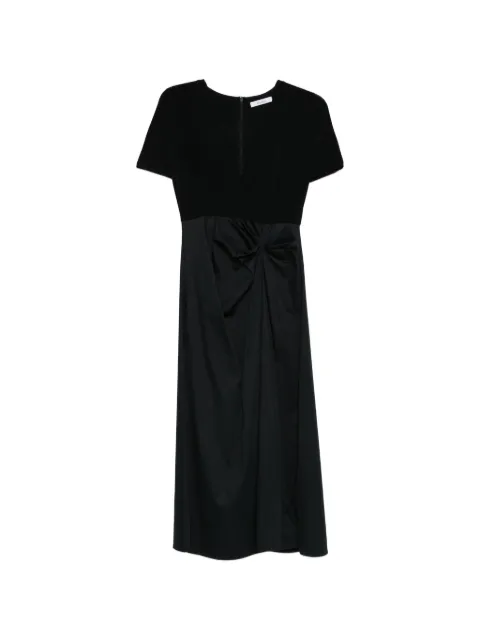 Max Mara velvet knot dress Black 2611621032600