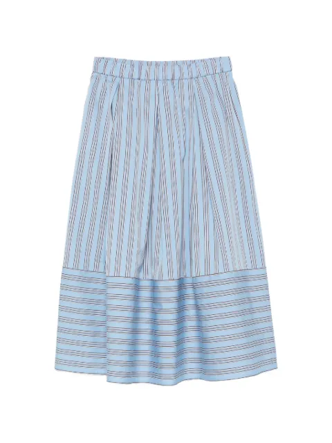 Antonelli Ibiza striped midi skirt Blue Q9896693B