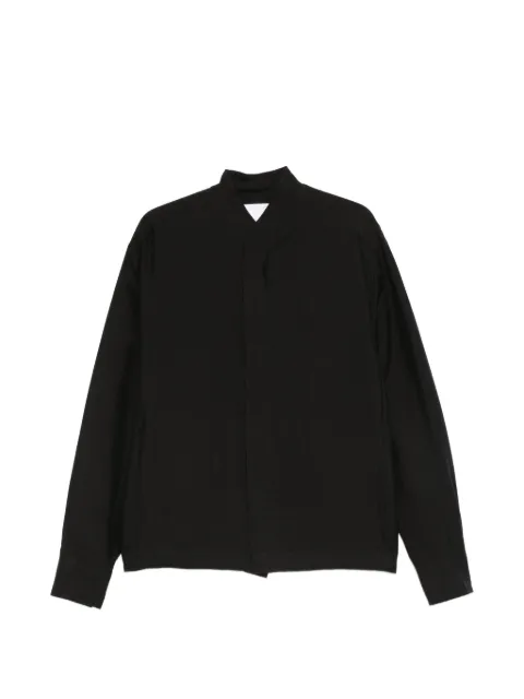 Costumein Base collarless jacket Black 26S55