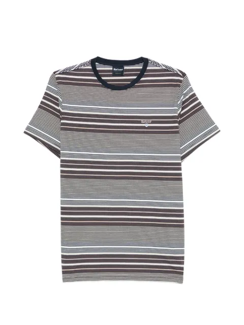 Barbour Steelrigg striped T-shirt Brown MTS1563