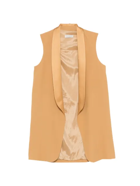 Antonelli shawl-collar sleeveless coat Neutrals Q3988355C605