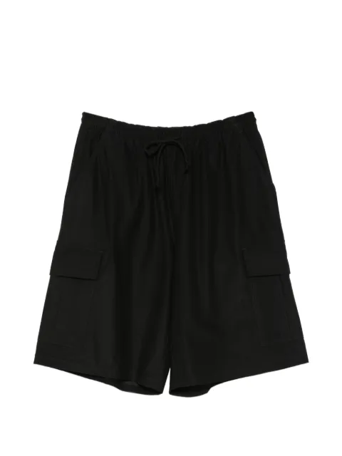 Comme des Garçons Homme drawstring-waist cargo shorts Black HQT019