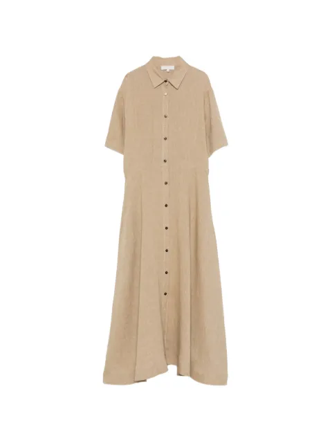 Antonelli buttoned midi dress Brown Q6890Q5283234