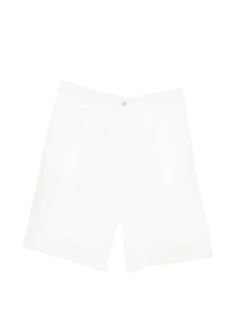Briglia 1949 Bedfords pleated tailored shorts White BEDFORDS300117