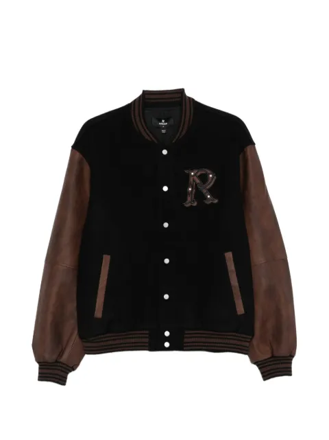 Represent logo-appliqué bomber jacket Black MLM100543