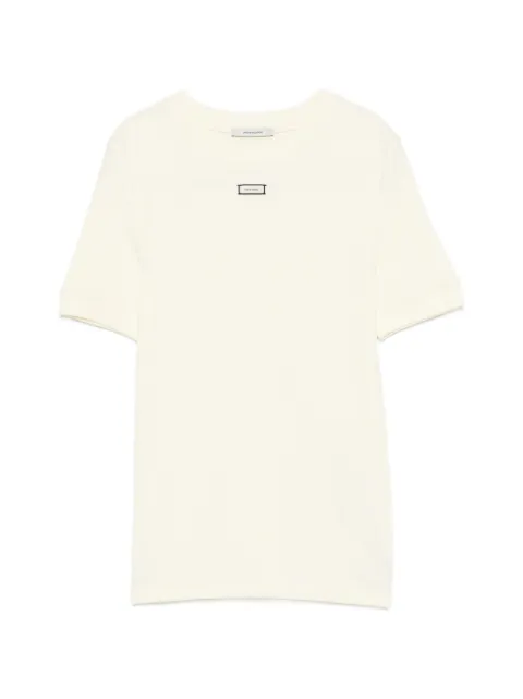 ENTIRE STUDIOS logo-label T-shirt Yellow ESSS26TT01876