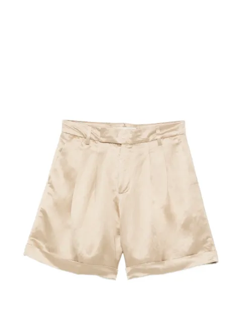Briglia 1949 Isabellew pleated cuffed shorts Neutrals ISABELLEW30018900043