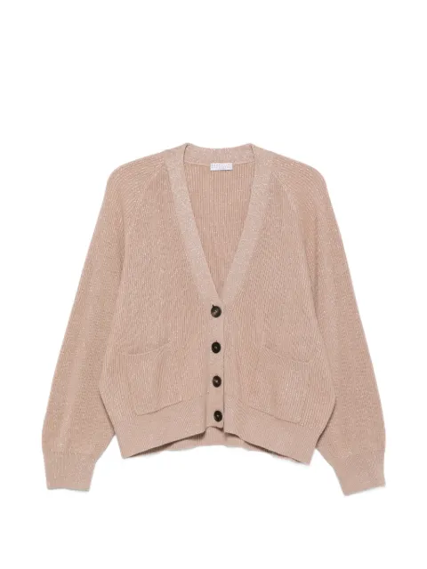 Brunello Cucinelli ribbed-knit cardigan Brown M1E224736CYB34