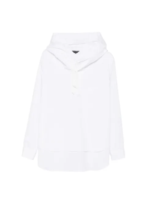 Comme des Garçons Homme Plus long-sleeve hoodie White PQB019