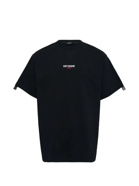 We11done logo-tape T-shirt Black WDTT026752UBK