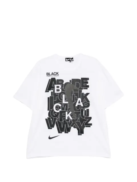 Black Comme Des Garçons short-sleeve polo shirt White 1QT101