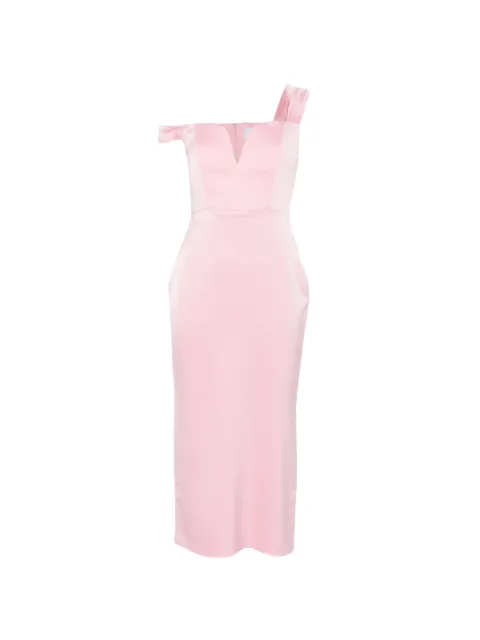 Alex Perry zip-fastening midi dress Pink D1608PNY