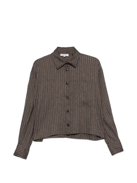 Antonelli stripe-pattern shirt Brown Q3666980221