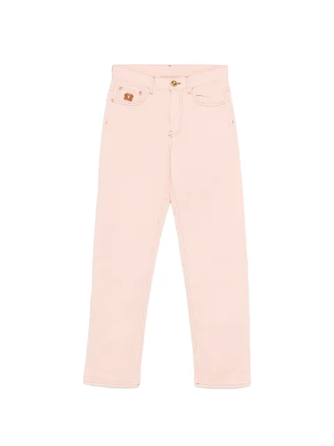 Blazé Milano emblem straight jeans Pink PTPJE01EDN02