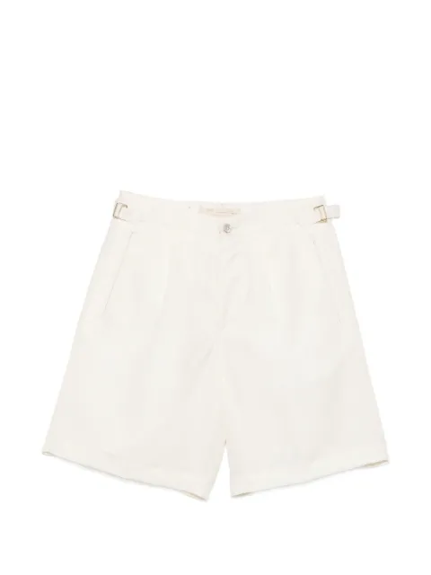 Briglia 1949 pleated side-adjuster shorts White RICCIONEW300130