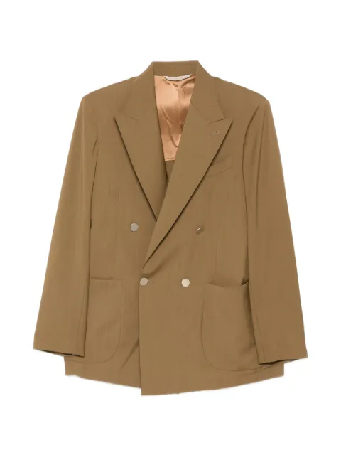Briglia 1949 double-breasted pocket blazer Brown BLANCHETTEW300108