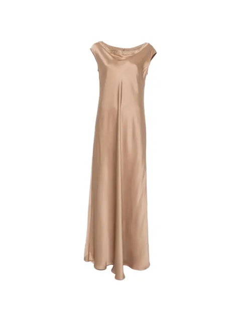 Antonelli Maxwell sequin-embellished maxi dress Neutrals Q6789355C