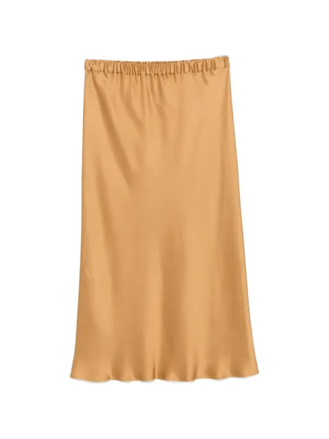 Antonelli Orinoco elastic-waistband midi skirt Yellow M9184Q355C