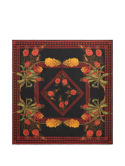 Blumarine floral-print scarf Black P622W421A