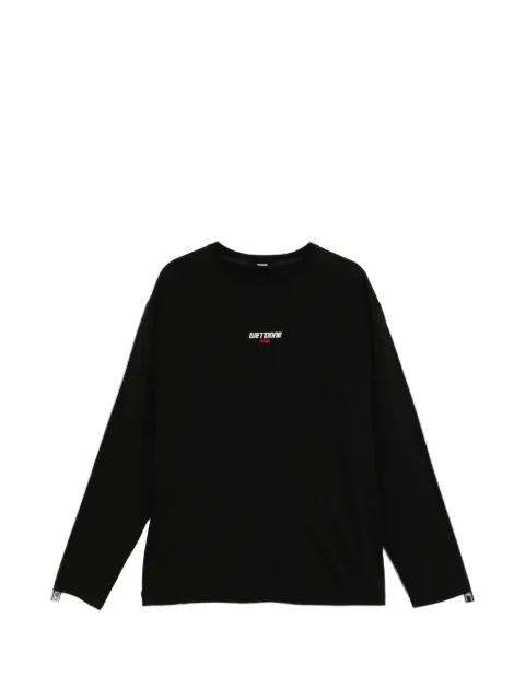 We11done logo-embroidered T-shirt Black WDTT026753UBK