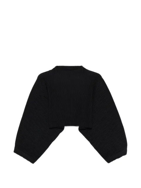 Homme Plissé Issey Miyake pleated-design T-shirt Black HP66JK171