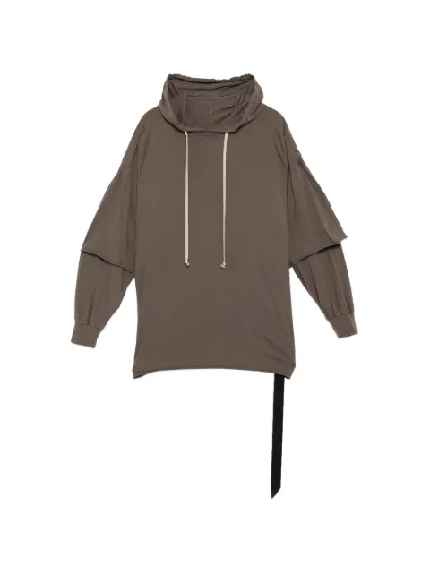 Rick Owens DRKSHDW Tommy Hustler hoodie Brown DU01F4271RN