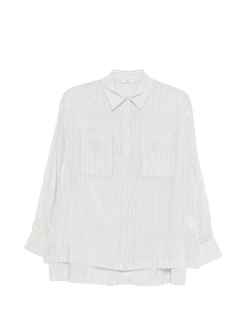 Peserico striped-pattern shirt White A0639908355